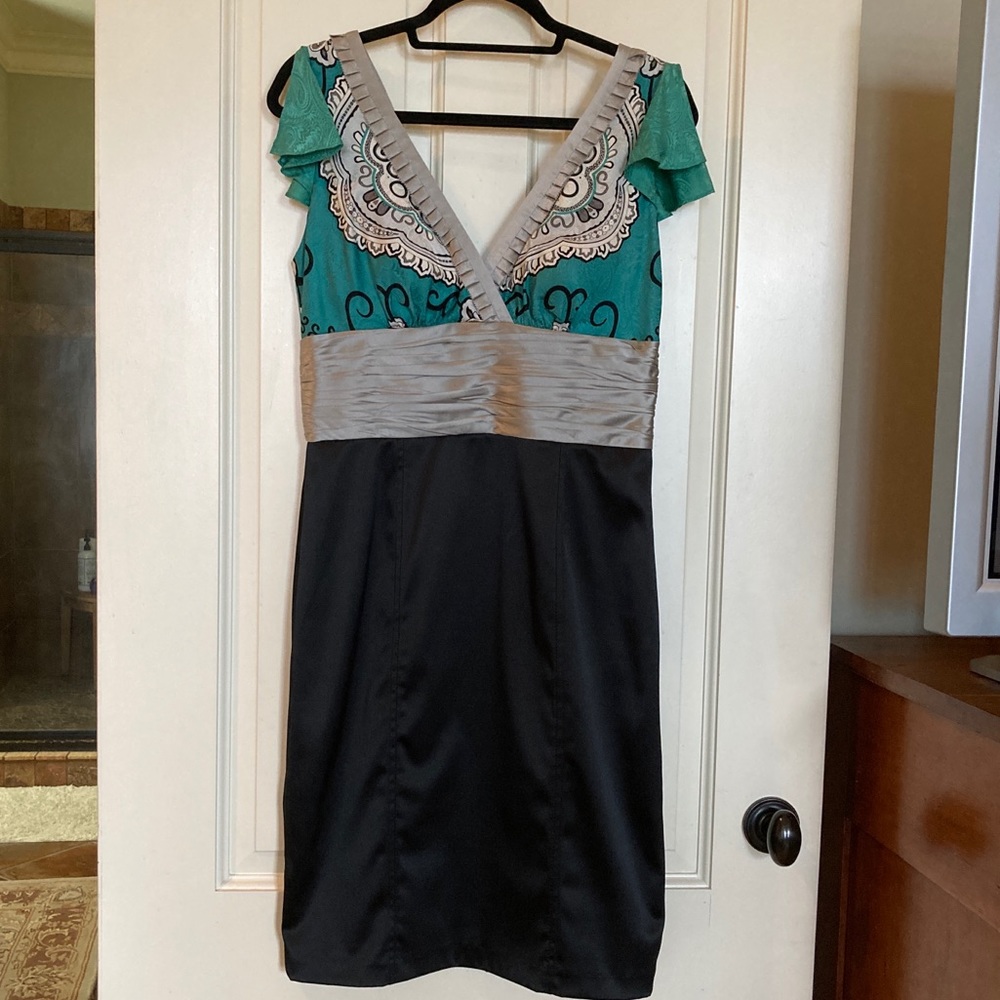Phoebe Couture Vintage Silk Cocktail Dress